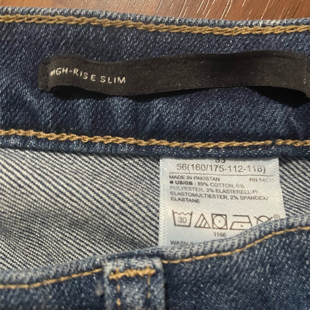 Banana Republic high rise slim jeans